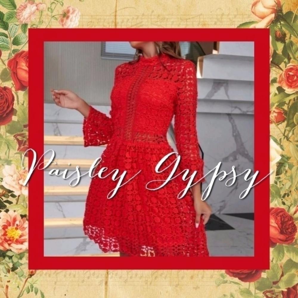 PREMIUM BRANDED LACE DRESS - Picture 3 of 14